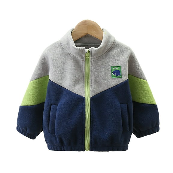 XBASW Toddler Baby Boys Sweatsuit Tops Coats Long Sleeved Zipper Cardigan Jacket Casual Sweatshirt for Kids 1-5Y