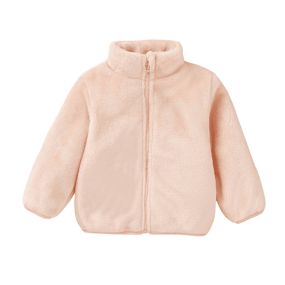 XBASW Toddler Baby Fleece Jacket Sherpa Fuzzy Coat for Boys Girls Winter Full Zip Warm Outwear 3M- 3Y