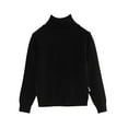 thumbnail image 1 of XBASW Toddler Baby Girls Boys Turtleneck Knit Sweater Solid Color Ribbed Knit Tops Long Sleeve Fall Winter Sweatshirt Jumper for Newborn 9M-5T, 1 of 9