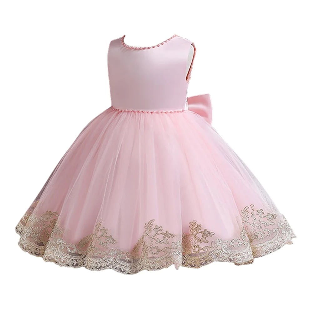 Sparkling Heart Cutout Flower Girl Dress With Sequin Bodice - Perfect For Special Events