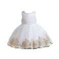 thumbnail image 1 of XBASW Toddler Baby Girls Tulle Princess Dress with Big Bow Puffy Tutu Dresses Kids Wedding Prom Birthday Party Gown for 3-10 Years, 1 of 9