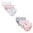 thumbnail image 1 of XBASW Toddler Baby Girls Underwear Cotton Briefs 2-7T Kids Sofe Cute Panties 6-Pack Girls Triangle Shorts, 1 of 9