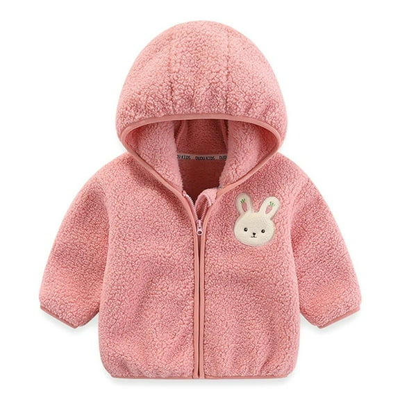 XBASW Toddler Baby Polar Fleece Jacket Coats for Boys Girls Zip-Up Light Jacket Kids Spring Autumn Winter Warm Outerwear 1-7Y