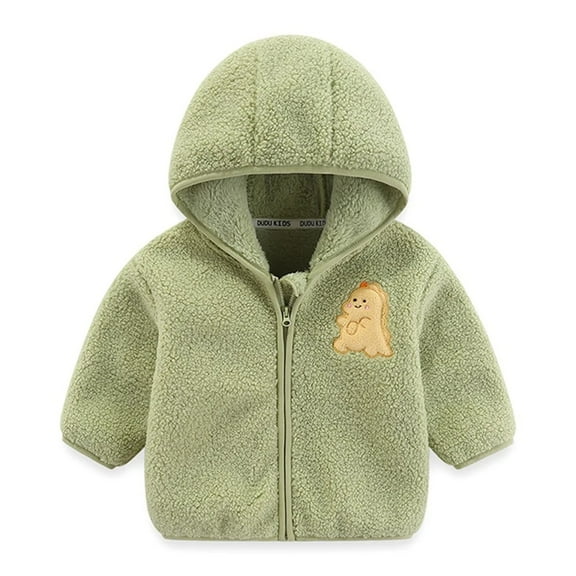 XBASW Toddler Baby Polar Fleece Jacket Coats for Boys Girls Zip-Up Light Jacket Kids Spring Autumn Winter Warm Outerwear 1-7Y