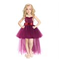 thumbnail image 1 of XBASW Toddler Baby Sequin Tulle Dresses Sleeveless Party Trailing Dress Kids Girls Birthday Princess Gown 1-8T, 1 of 9