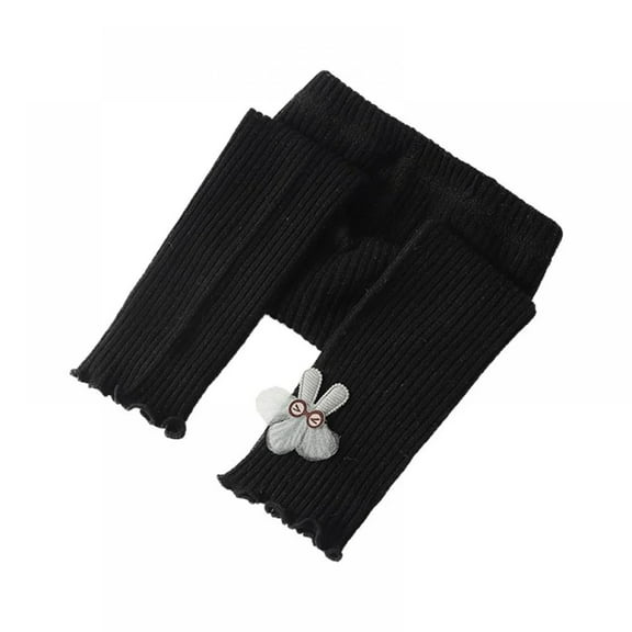 XBASW Toddler Baby Stretch Leggings for Girls Bowknot Design Footless Pants Spring Fall Tight Trousers for Girls 6M-4T