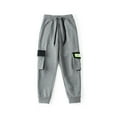 thumbnail image 1 of XBASW Toddler Kids Boys Cargo Pants Elastic Waist Casual Jogging Trousers Boys Spring Fall Sweatpants for Teen Size 4 -14 Years, 1 of 10