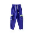 thumbnail image 1 of XBASW Toddler Kids Boys Cargo Pants Elastic Waist Casual Jogging Trousers Boys Spring Fall Sweatpants for Teen Size 4 -14 Years, 1 of 10