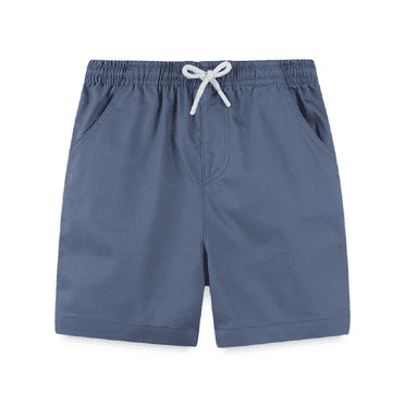 XBASW Toddler Kids Boys Cotton Shorts Solid Color Five Pants Elastic Waist Casual Shorts Pants for Summer 2-7T