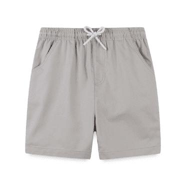 XBASW Toddler Kids Boys Cotton Shorts Solid Color Five Pants Elastic Waist Casual Shorts Pants for Summer 2-7T