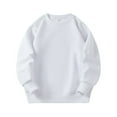 thumbnail image 1 of XBASW Toddler Kids Boys Girls Sweatshirt Soild Color Causal Sweater Baby Long Sleeved T Shirt Top for Spring Fall 2-8T, 1 of 10