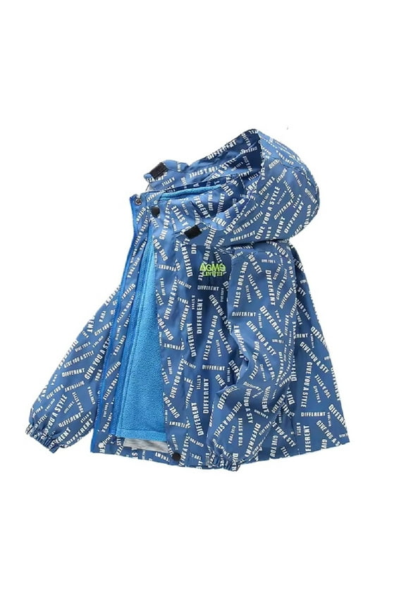 Toddler Kids Boys Winter Jacket 3 in 1 Detachable Liner Fleece Windproof Coat Teen Light Hooded Raincoats Warm Snowsuit Outerwear 4-14T