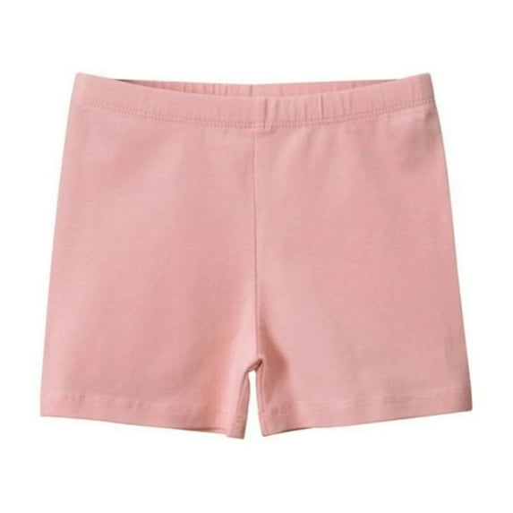 XBASW Toddler Kids Girls Bike Shorts Workout Sports Shorts Soild Color Summer Cotton Short 2-12T