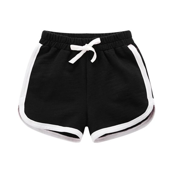 XBASW Toddler Kids Girls Boys Sports Shorts Cotton Workout Sports for Teen Unisex Summer Beach Shorts Pants 18M-16Y