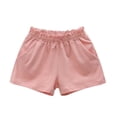 thumbnail image 1 of XBASW Toddler Kids Girls Casual Shorts Summer Cotton Short Pants with Pockets 2-12T, 1 of 8