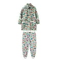 thumbnail image 1 of XBASW Toddler Kids Raincoat + Rain Pants Set Boys Girls Waterproof Hooded Jacket Printed Rain Coat + Pants Suit for 3-9 Years, 1 of 11