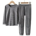 thumbnail image 1 of XBASW Toddler Kids Thermal Underwear Set Soft Long Johns Sets Teen Fall Winter PJS Outfit for Boys Girls 5-14 Y, 1 of 11
