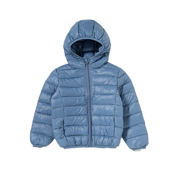 XBASW Toddlers Kids Light Puffer Cotton Jacket Winter down Coats Water-Resistant Hooded Warm Outerwear for Boys Girls 3-10 Years