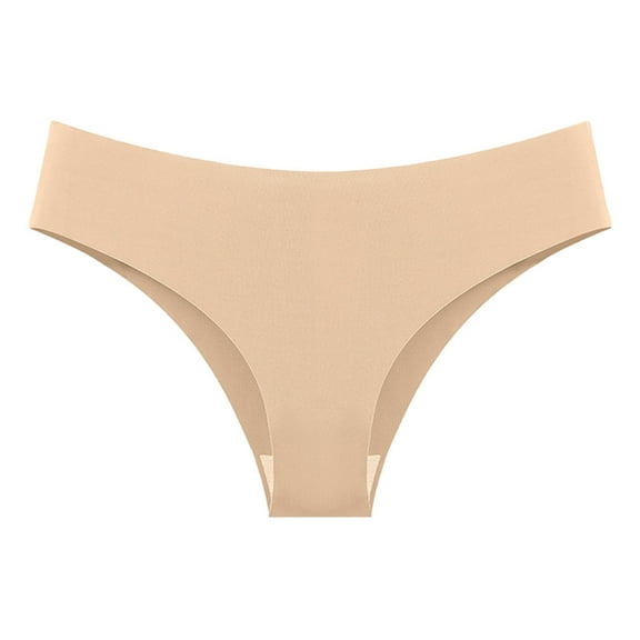 XBASW Underwear Thongs for Women Comfortable No Show Panties Seamless Thongs for Womens XS-2XL