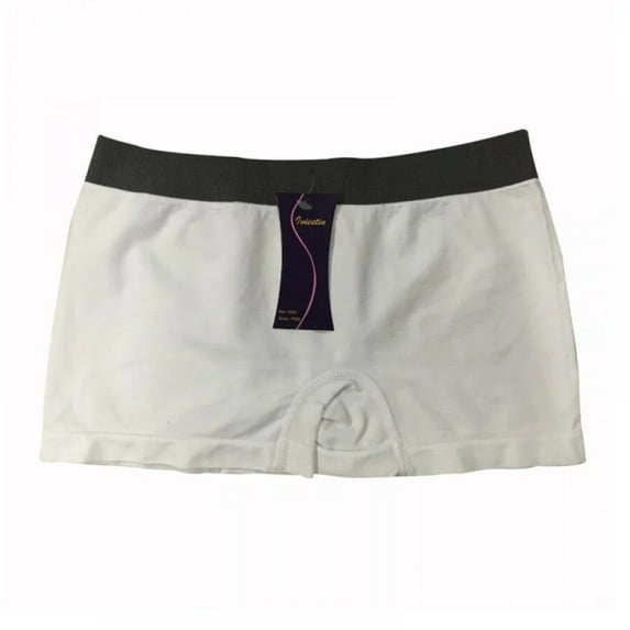 XBASW Women's Boxer Panties Comfort Underwear Soft Safety Panties Seamless Boxer Briefs One Size