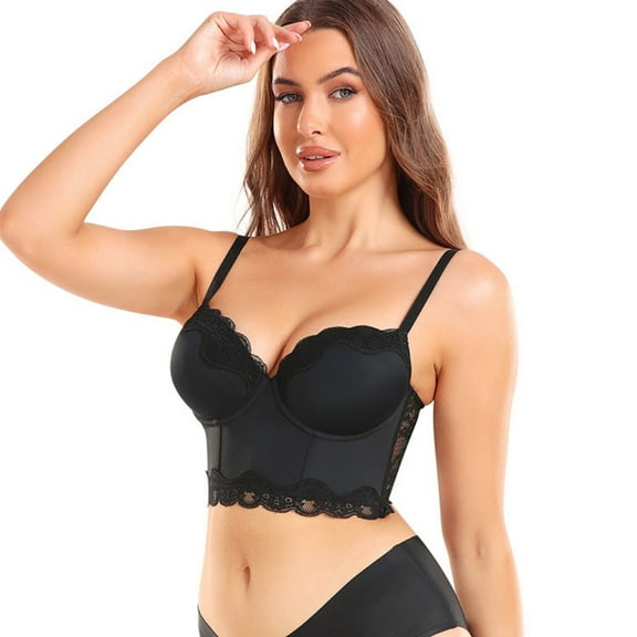 XBASW Womens High Support Bras Plus Size Lace Underwire Soft Tank Breast for Women's 34B-48E