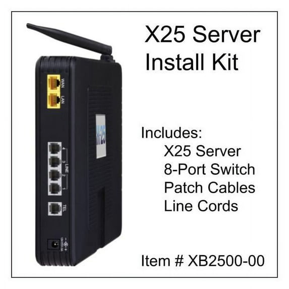 XBLUE X-25 SERVER W/ INSTALL PACK