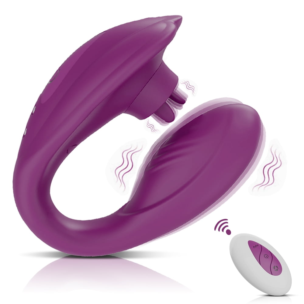 XBONP Adult Toy Remote Control Vibrator Wearable Bluetooth Sex Toys with Tongue Licking