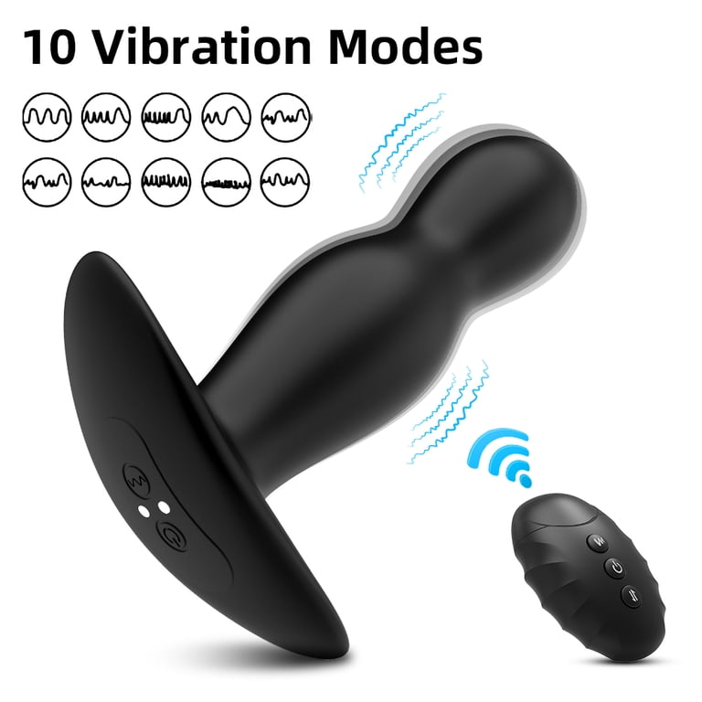 XBONP Butt Plug Vibrator Sex Toys for Men Vibrating Inflatable Anal Plug  Toys with 10 Vibrating Modes Prostate Massager Adult Toys for Male -  Walmart.com