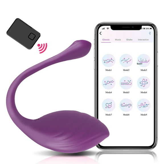 XBONP Sex Toys Bluetooths Vibrating Ball for Women Massage Vibrator Love Egg Red