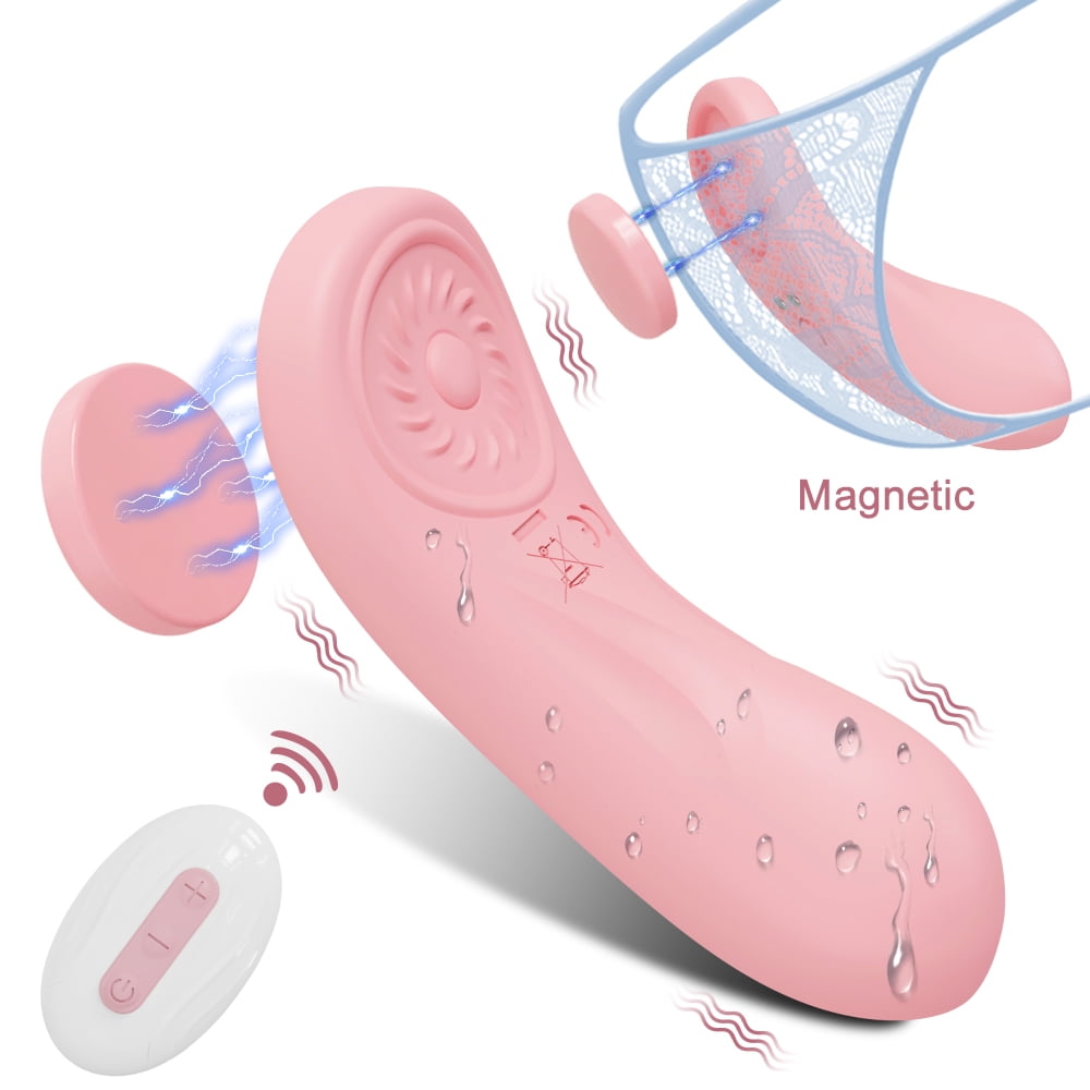 XBONP Wearable Panty Vibrator, Clitoris G Spot Stimulator Butterfly Vibrator  with Remote Control, Adult Sex Toys for Women, Purple