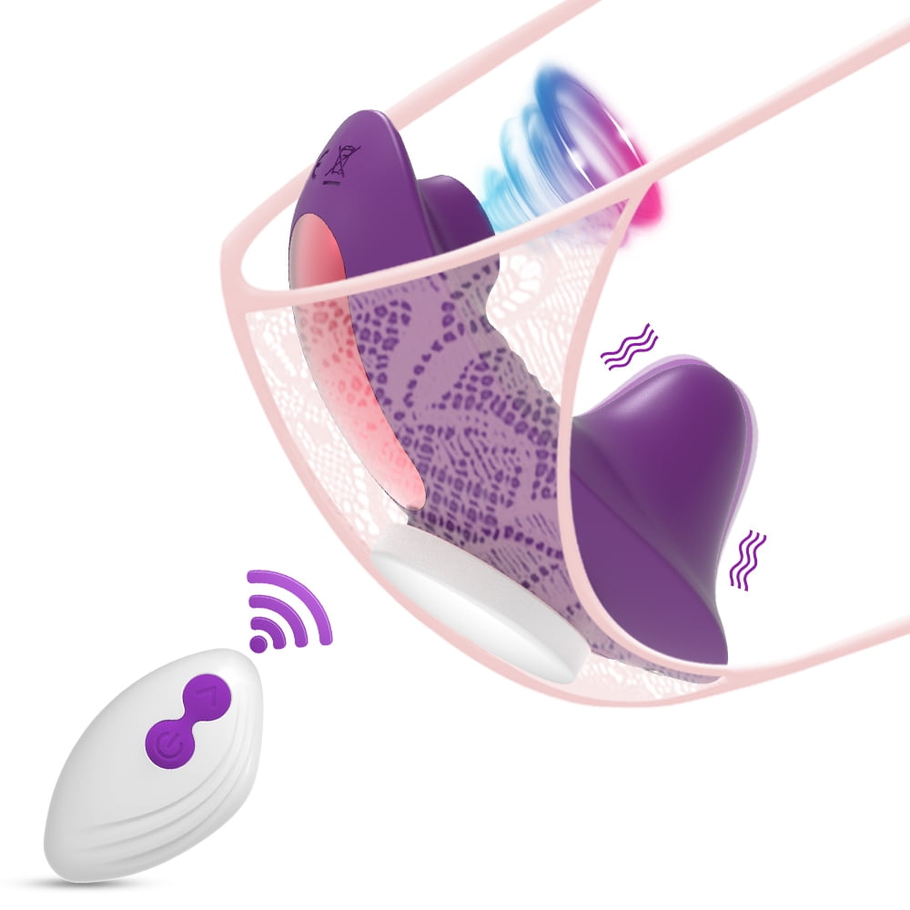 XBONP Wearable Panty Vibrator, Remote Control Clitoral Sucking Vibrator  with Magnetic Clip, 10 Vibration and 4 Sucking Vibrating Modes Adult Sex  Toys for Women, Purple