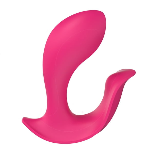 XBONP Wearable Panty Vibrator, 2i n 1 G Spot Vibrator, Rechargeable Sex Toys for Women, Red