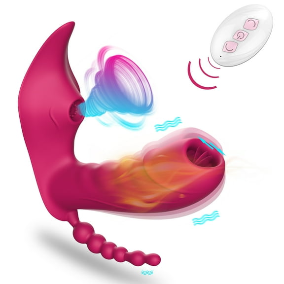 XBONP Wireless Remote Wearable Automatic Thrusting Vibrator Dildo G Spot Clitoris Silicone