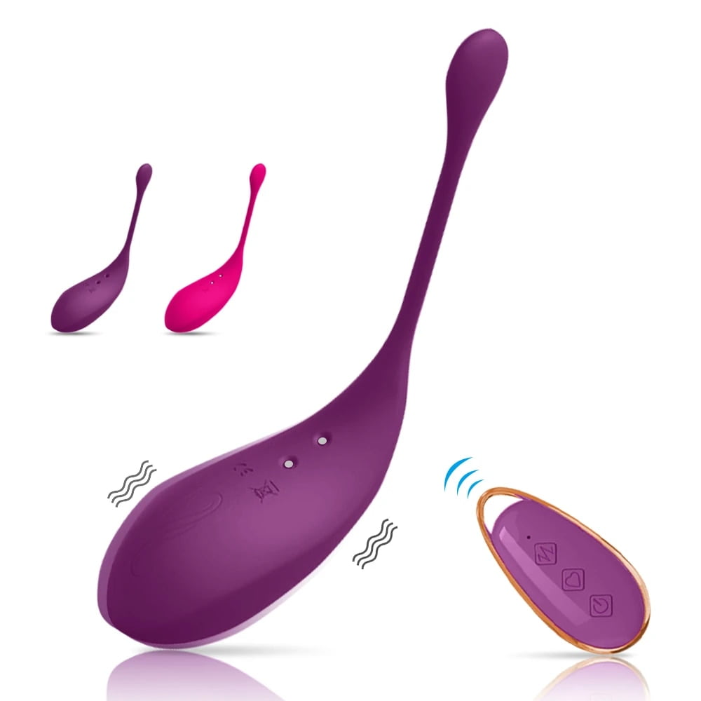 XBONP Wireless Vibrator Remote Control Vibrating Egg for Woman G-spot  Massager Anal Plug Masturbator Sex Toys for Couple Purple