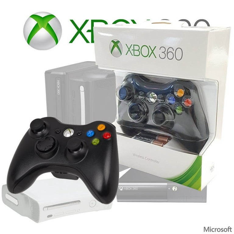  Microsoft Xbox 360 Wireless Controller, Black : Videojuegos