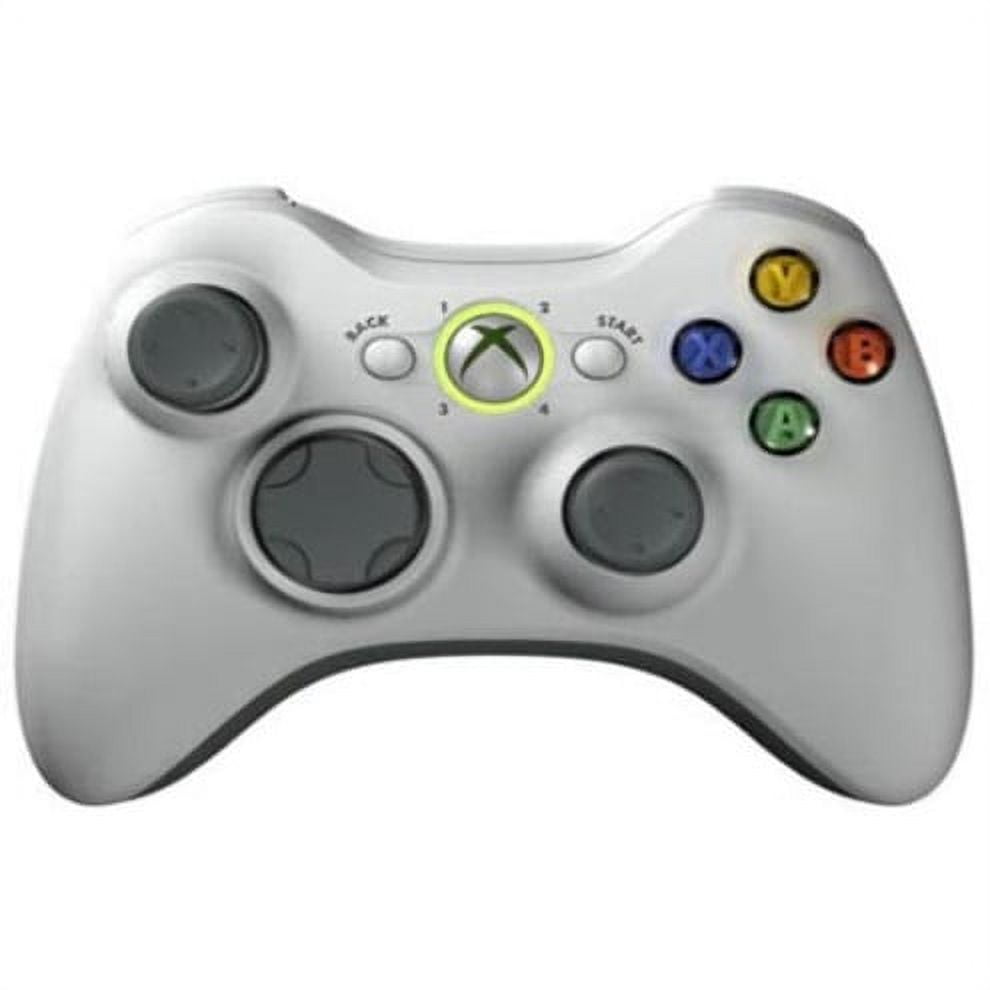Xbox 360 Silver Controller and Play & Charge Kit