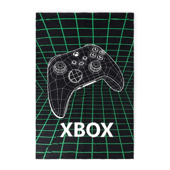 XBOX Kids Silk Touch Throw Blanket, 3D Hardware, Multicolor, 62"x90"