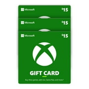 Xbox $45 eGift Card - MultiPack- 3 x 15 [Digital]