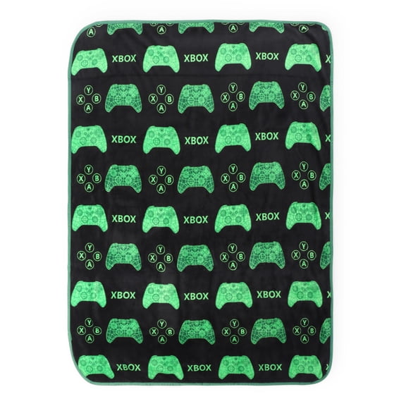 XBOX Kids Throw Blanket, 3D Hardware, Soft Coral Fleece, Multicolor, 46"x60"