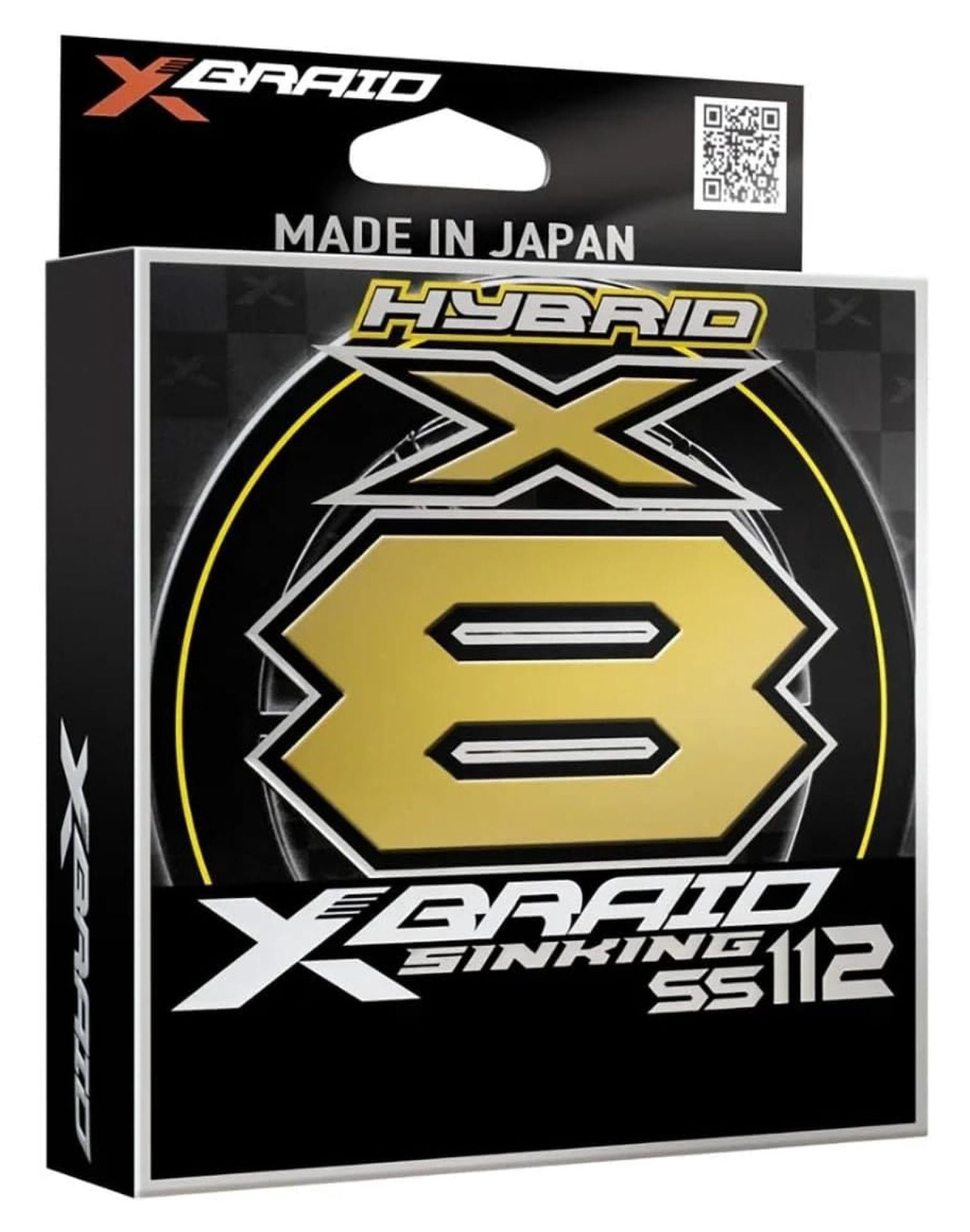 XBRAID Sinking SS 112 Braid Fishing Line - 20LB Test, 165 Yards, Yellow - Saltwater & Freshwater - High Abrasion Resistance Multi One Size