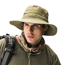 XBTCLXEBCO Sun Protection Hat Summer Men Outdoor Bucket Wide Brim Lightweight Fishing Hats