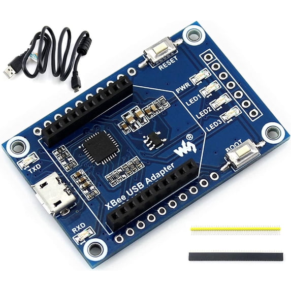 XBee USB Adapter UART Communication Board XBee Interface USB Interface Onboard Buttons/LEDs for Easy Testing,Program/Configure XBee Module
