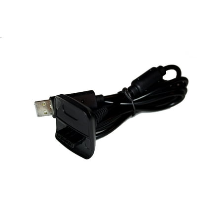 XBox 360 Controller Play and Charge Cable Replacement - Black - by Mars Devices