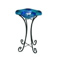 thumbnail image 1 of XBrand 27 in Tall Floor Mist Fountain with 12 Color Changing LED Lights and Inline Control - Blue Glass and Metal Design, Blue Freestanding Mist Fountain, Indoor Mist Fountain, 1 of 14