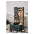 thumbnail image 1 of XBrand 30" Buddha Water Fountain Indoor Outdoor w LED Light, 1 of 12
