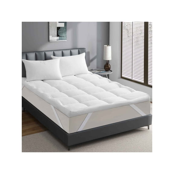 XC 4" Down Alternative Mattress Topper Pillow Top Machine Wash