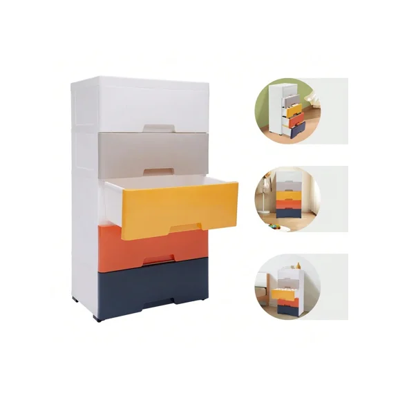 XC 5 Drawer Dresser Closet Tall Chest Clothes Storage Modern Bedroom Cabinet Home Clothes Drawer, Storage Cabinet With 5 Drawers, Closet Drawers Tall Dresser Organizer