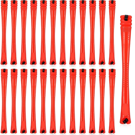 XC 84 Pieces Hair Perm Rods Hair Curling Rollers Perming Curlers Rods Cold Wave Rollers for Hairdressing Styling Tools(0.2 Inch,Red)