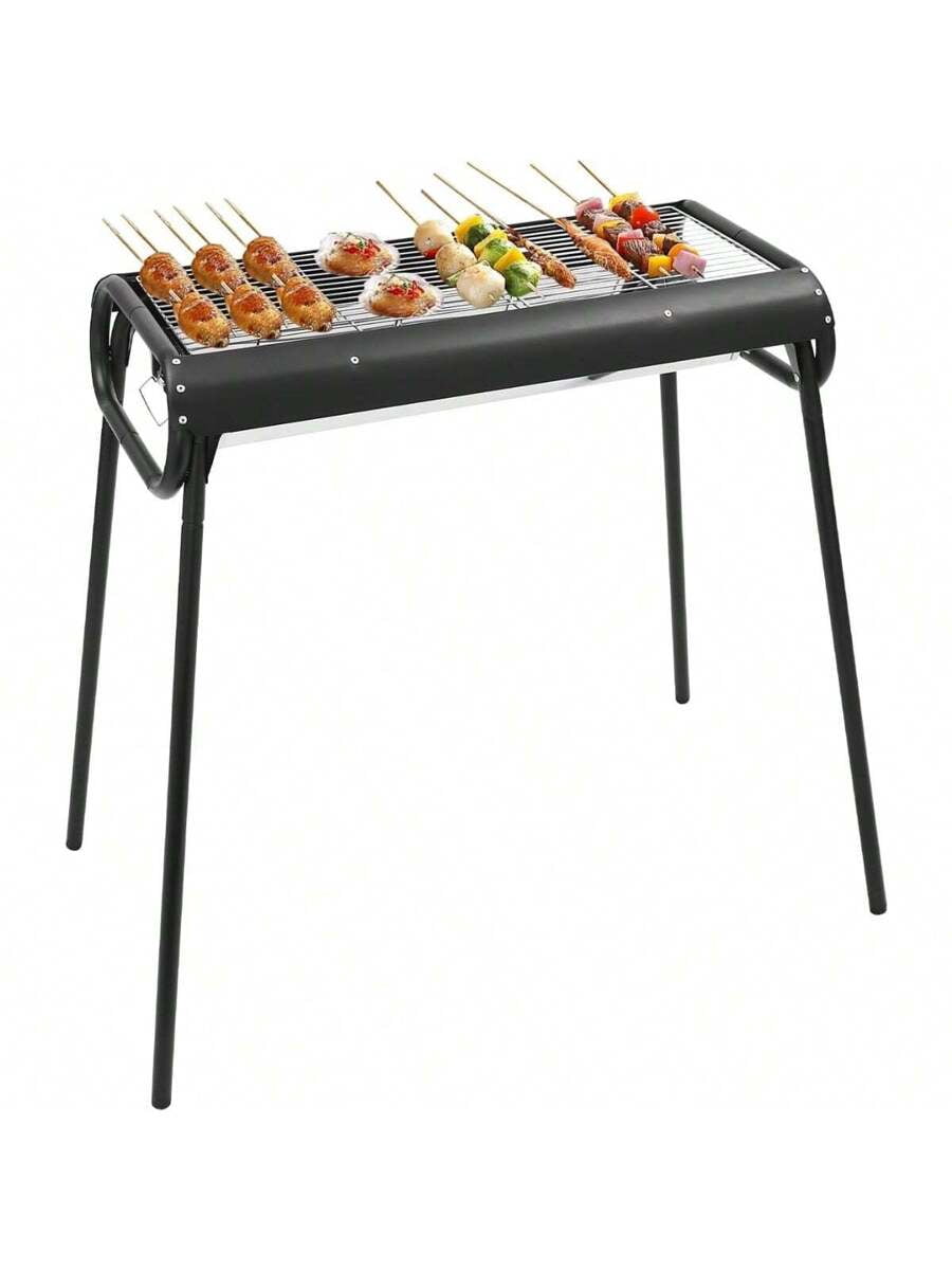XC  Portable Charcoal Grill, Outdoor BBQ Grill With Storage Bag, Portable BBQ Griddle, ‎Free Standing Large Grills For Camping, Picnic, Gatherings, Party[Best Gift For Family&Friends]