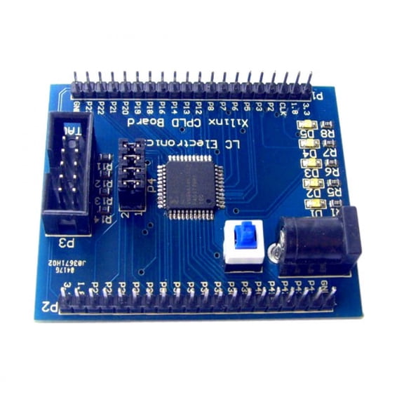 XC9536XL CPLD Development Board  Learning  Board Experiment Board 50MHz Crystal Oscillator JTAG Interface 4 Programmable LEDs Development Board Moulde
